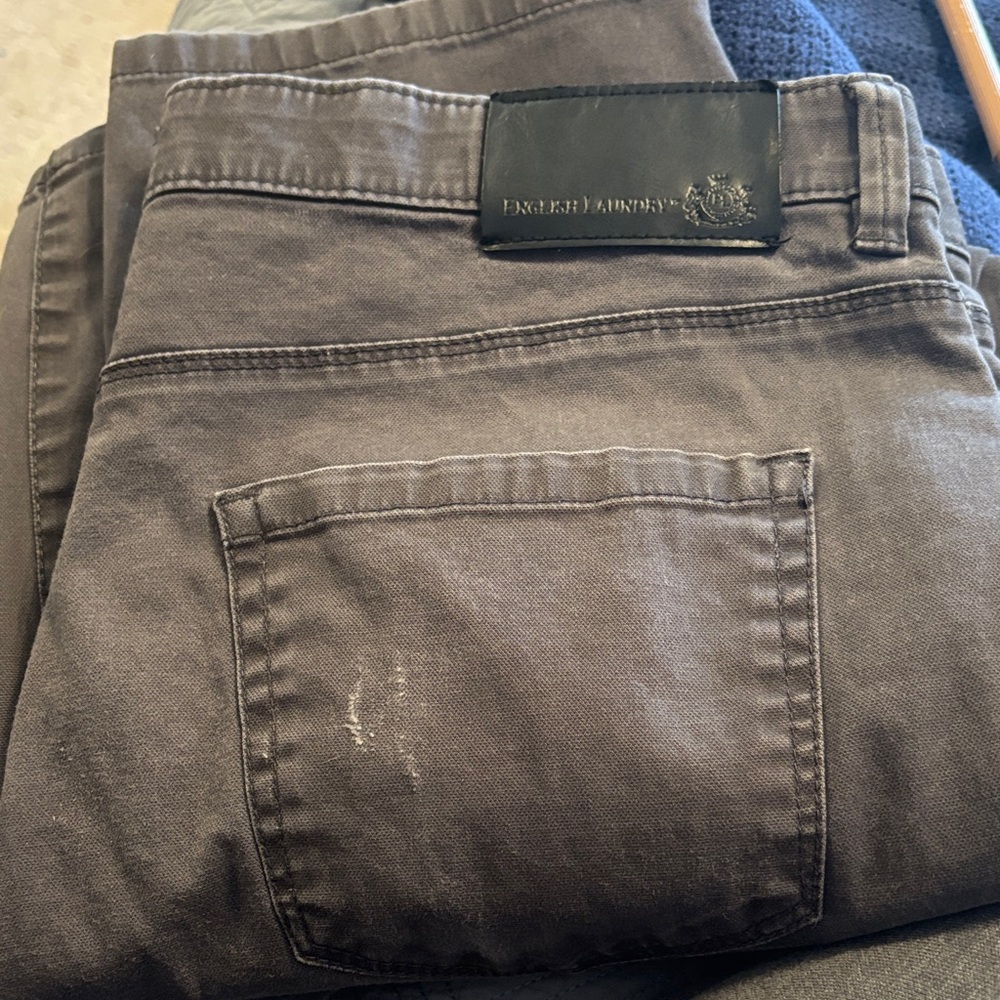 English Laundry Charcoal Gray Casual Pants